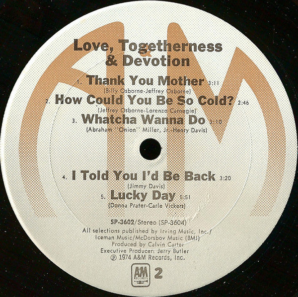 L.T.D. - Love Togetherness & Devotion