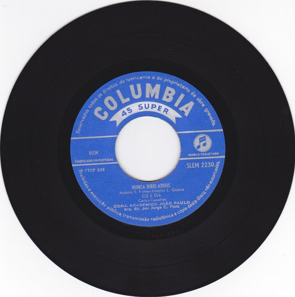 Conjunto Académico João Paulo - Eurovisão 1966 - 1.º E 2.º Prémios