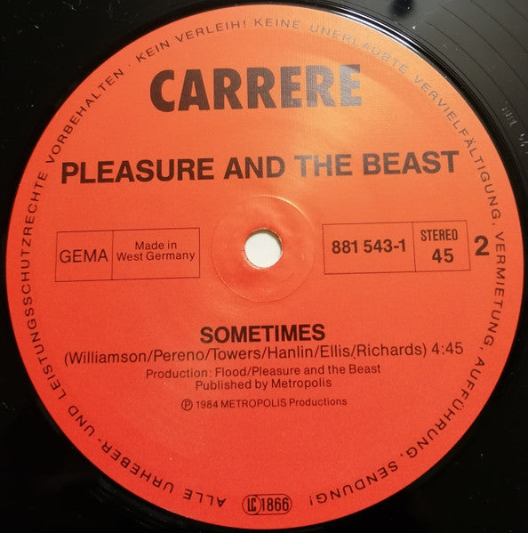 Pleasure And The Beast - Gods Empty Chair