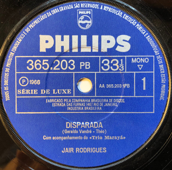 Jair Rodrigues - Disparada
