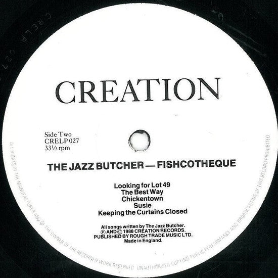 The Jazz Butcher - Fishcotheque