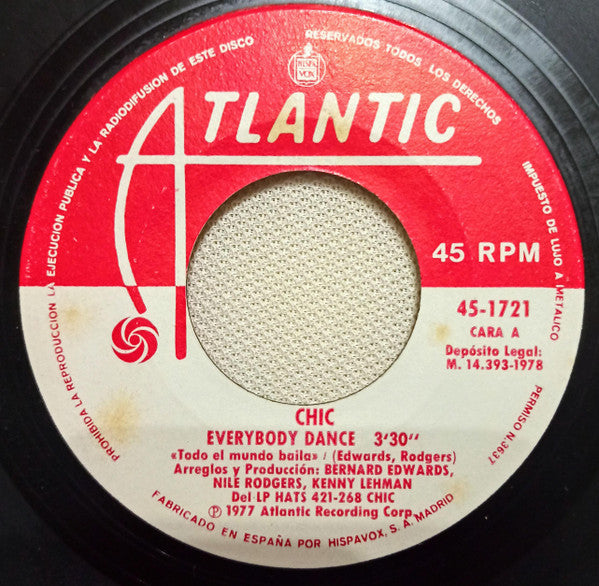 Chic - Everybody Dance / You Can Get By