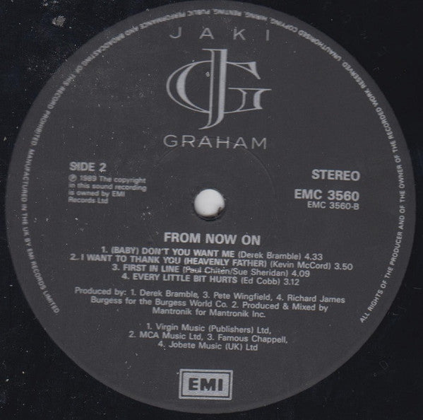 Jaki Graham - From Now On