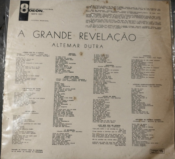 Altemar Dutra - A Grande Revelação