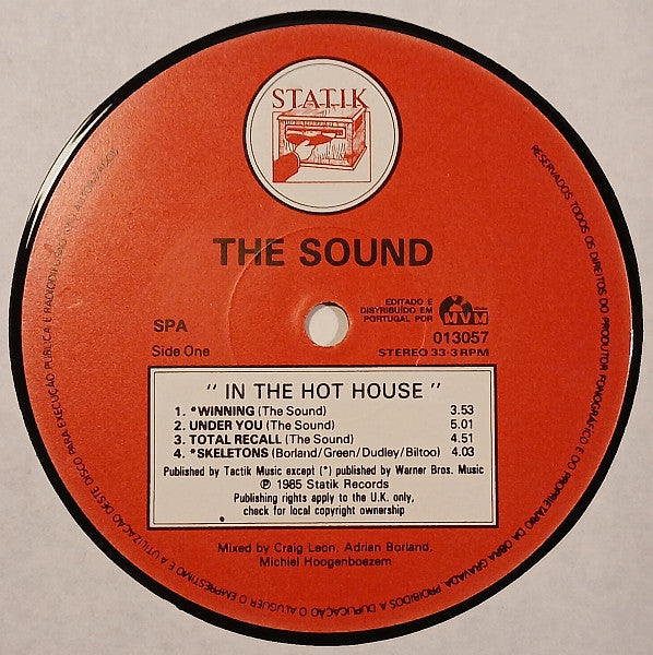 The Sound (2) - In The Hothouse