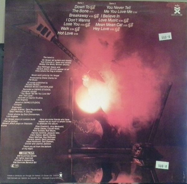 Vic Vergeat - Down To The Bone