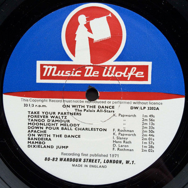 The Palais All Stars - On With The Dance