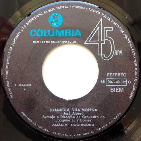 Amália Rodrigues - Grândola, Vila Morena