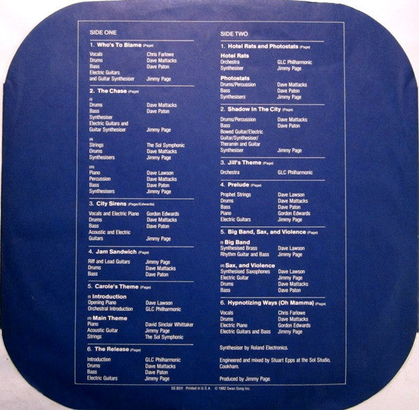 Jimmy Page - Death Wish II (The Original Soundtrack)