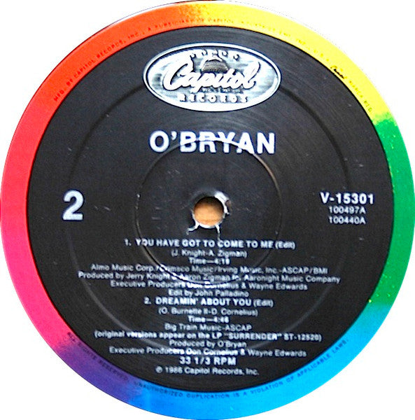 O'Bryan - You Have Got To Come To Me