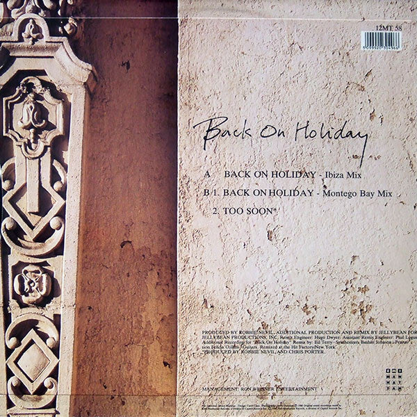 Robbie Nevil - Back On Holiday
