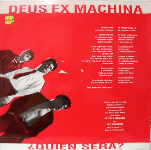 Deus Ex Machina (3) - ¿Quién Será?
