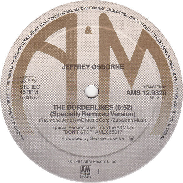 Jeffrey Osborne - The Borderlines