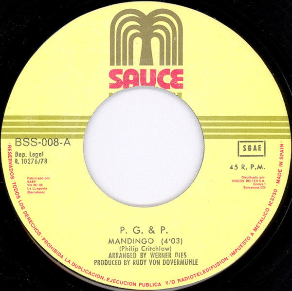 P.G. And P. - Mandingo / Call It Love