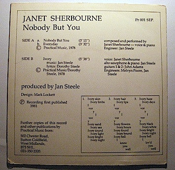 Janet Sherbourne - Nobody But You