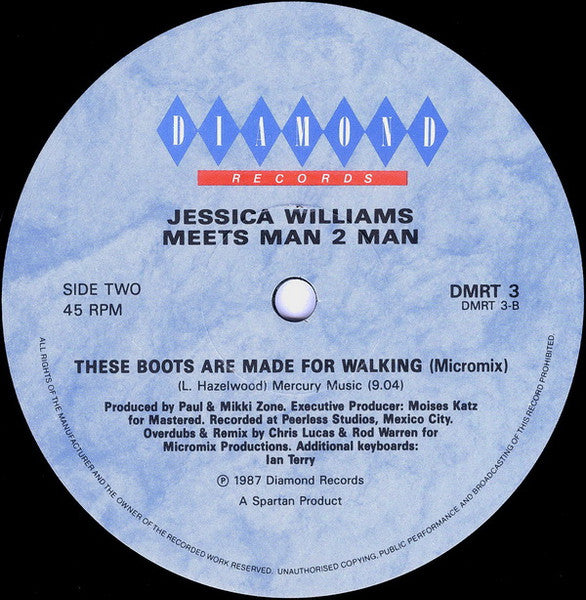 Jessica Williams Meets Man 2 Man - These Boots Are Made For Walking