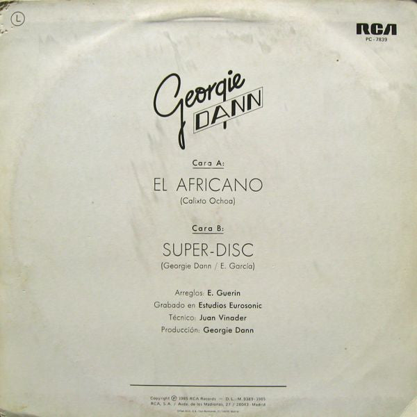 Georgie Dann - El Africano