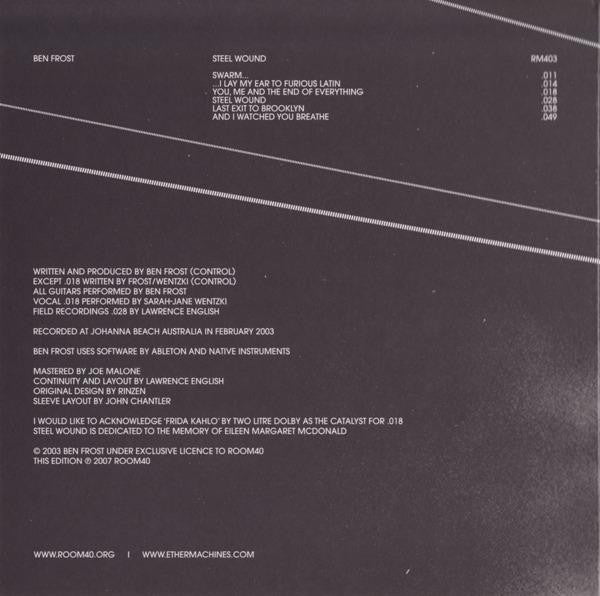 Ben Frost - Steel Wound