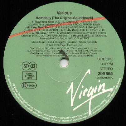 Various - Homeboy - The Original Soundtrack