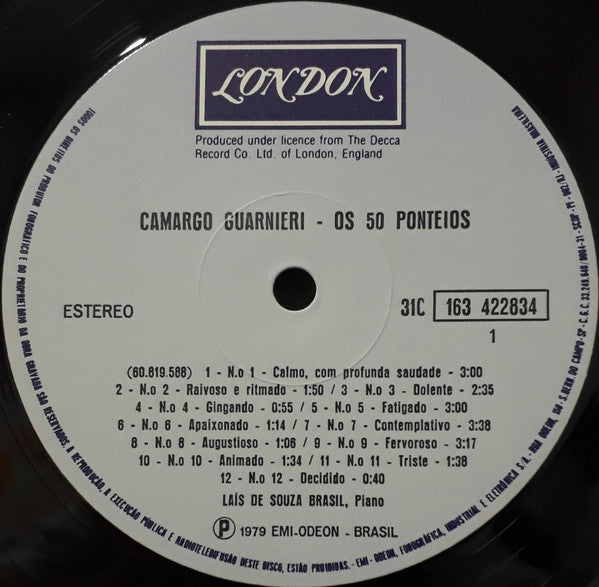 Mozart Camargo Guarnieri - Laís de Souza Brasil - Os 50 Ponteios