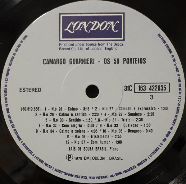 Mozart Camargo Guarnieri - Laís de Souza Brasil - Os 50 Ponteios