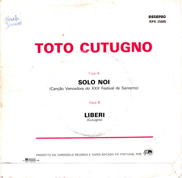 Toto Cutugno - Solo Noi