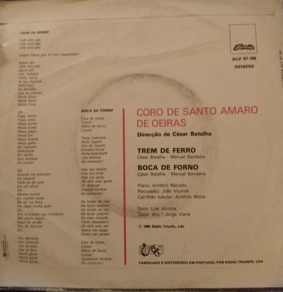 Coro De Santo Amaro De Oeiras, César Batalha - Trem De Ferro