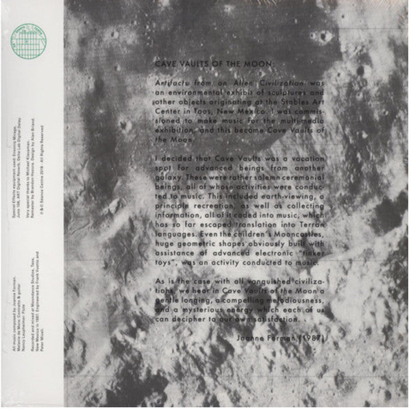 Joanne Forman - Cave Vaults Of The Moon