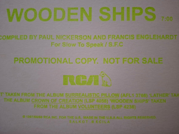 Jefferson Airplane - White Rabbit / Lather / Wooden Ships