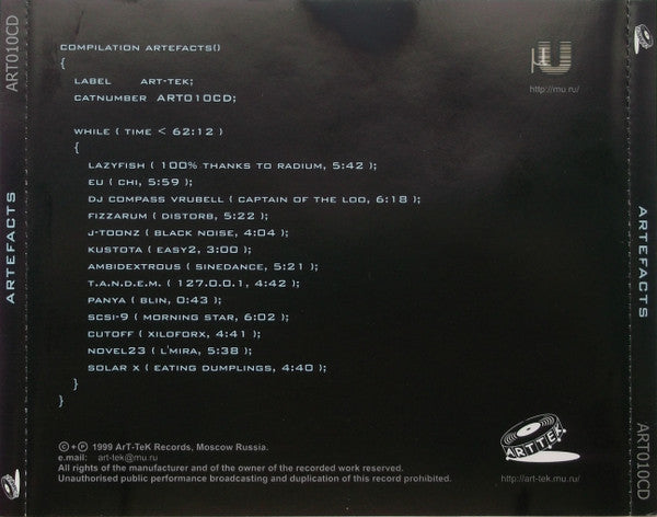 Various - Artefacts