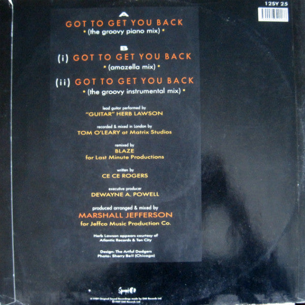 Kym Mazelle - Got To Get You Back