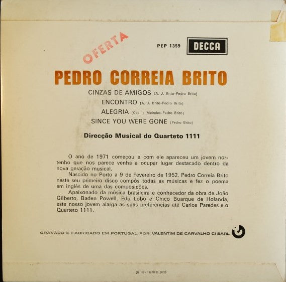 Pedro Brito - Cinzas De Amigos