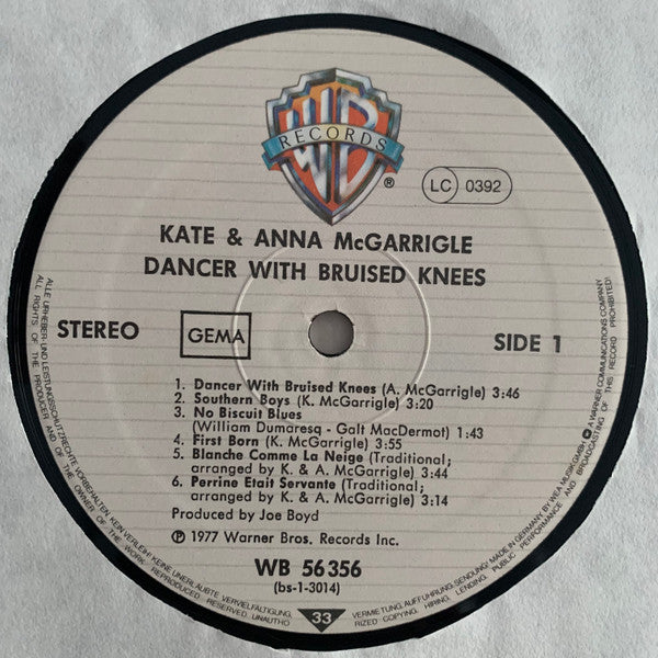 Kate & Anna McGarrigle - Dancer With Bruised Knees
