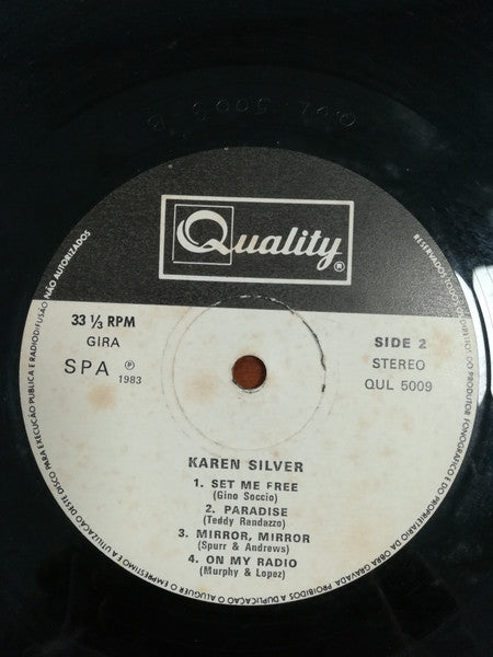 Karen Silver - Set Me Free