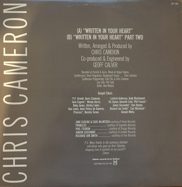 Chris Cameron - Written In Your Heart