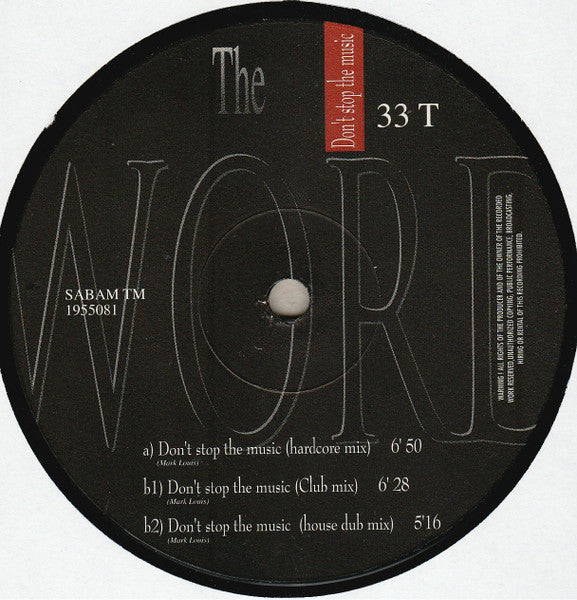 The Word - Don't Stop The Music