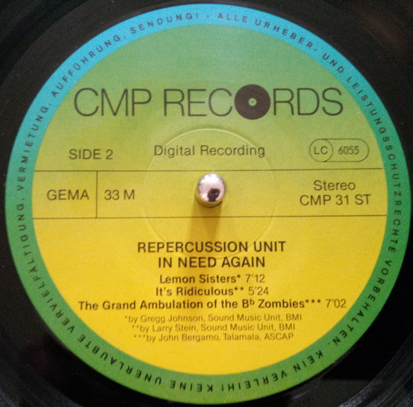 Repercussion Unit - In Need Again