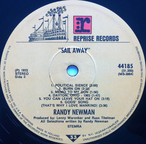 Randy Newman - Sail Away