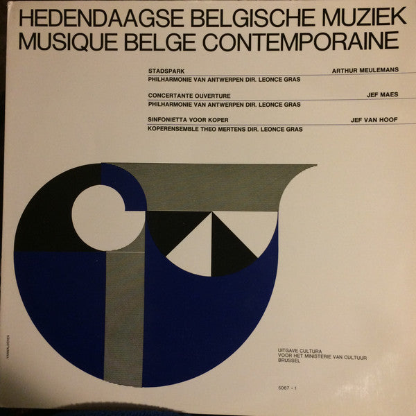 Arthur Meulemans / Jef Maes / Jef Van Hoof - Stadspark / Concertante Ouverture / Sinfonietta