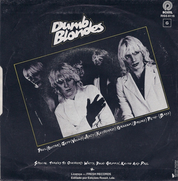 Dumb Blondes - Strange Love / Sorrow