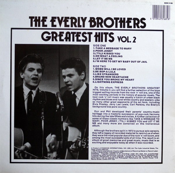 Everly Brothers - Greatest Hits Vol. 2