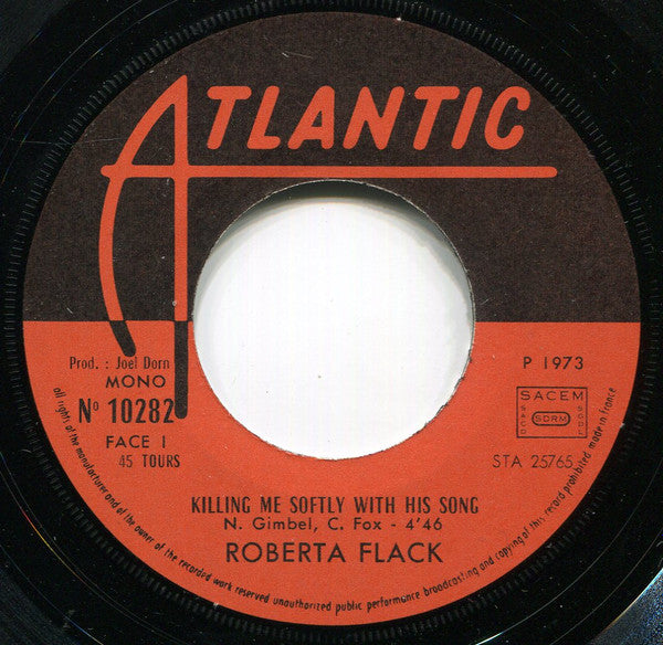 Roberta Flack - Killing Me Softly With His Song