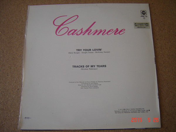 Cashmere (2) - Try Your Lovin´ / Tracks Of My Tears