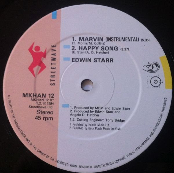 Edwin Starr - Marvin: From A Friend, To A Friend