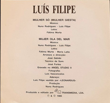 Luís Filipe - Mulher Só