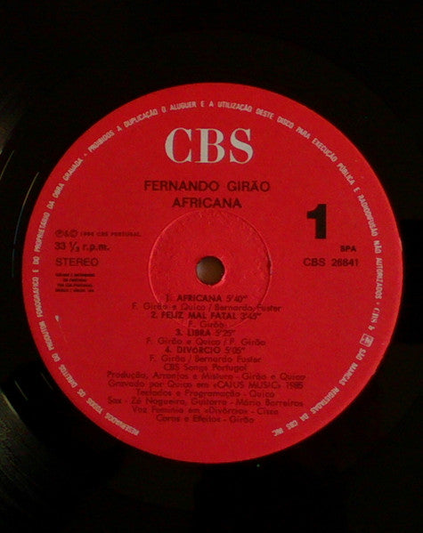 Fernando Girão - Africana