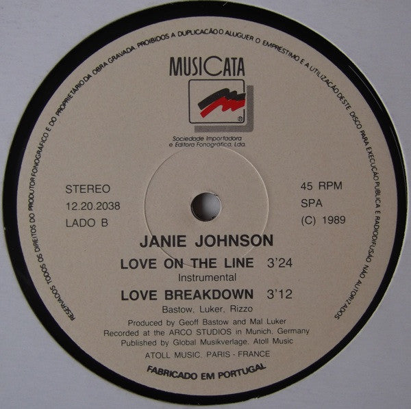 Janie Johnson - Love On The Line