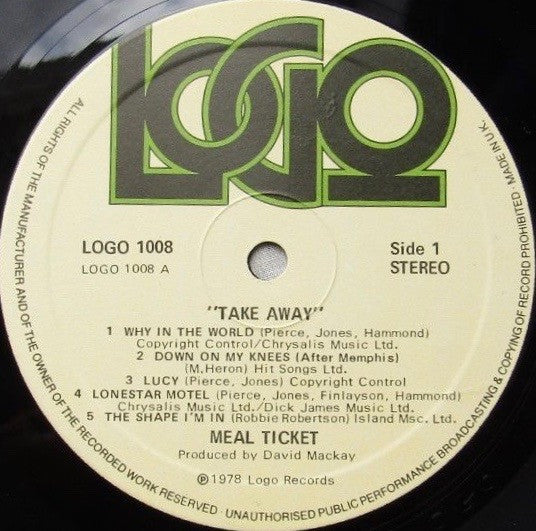 Meal Ticket (2) - Take Away