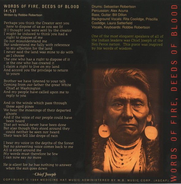 Robbie Robertson & The Red Road Ensemble - Music For The Native Americans