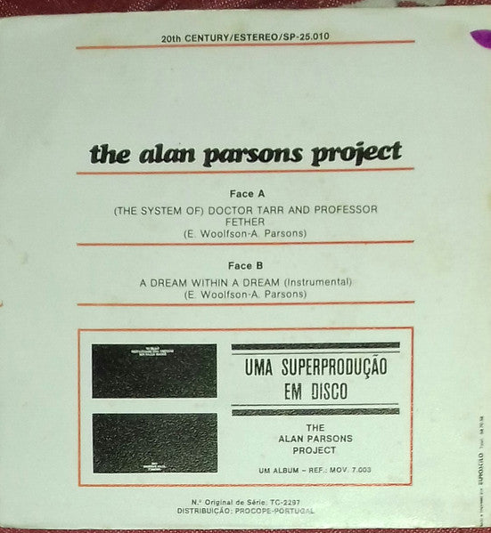 The Alan Parsons Project - (The System Of) Doctor Tarr And Professor Fether